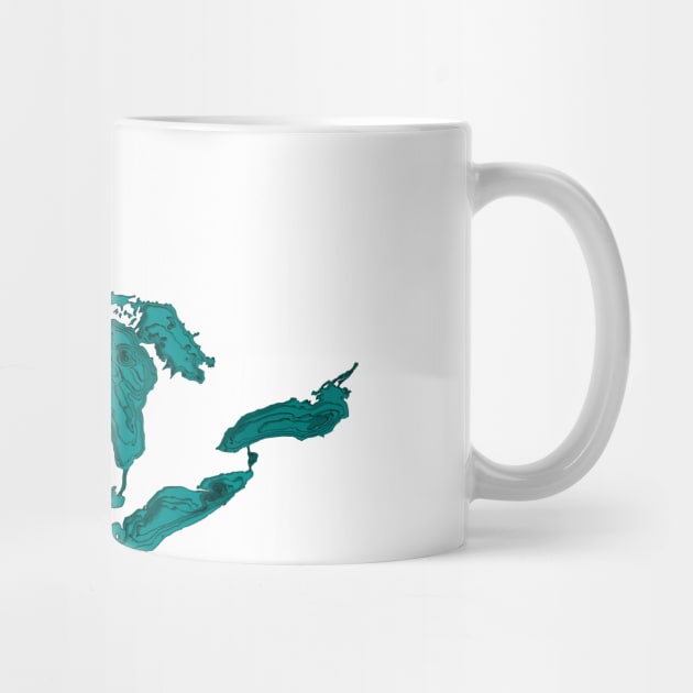 Great Lakes Depth by sandekel